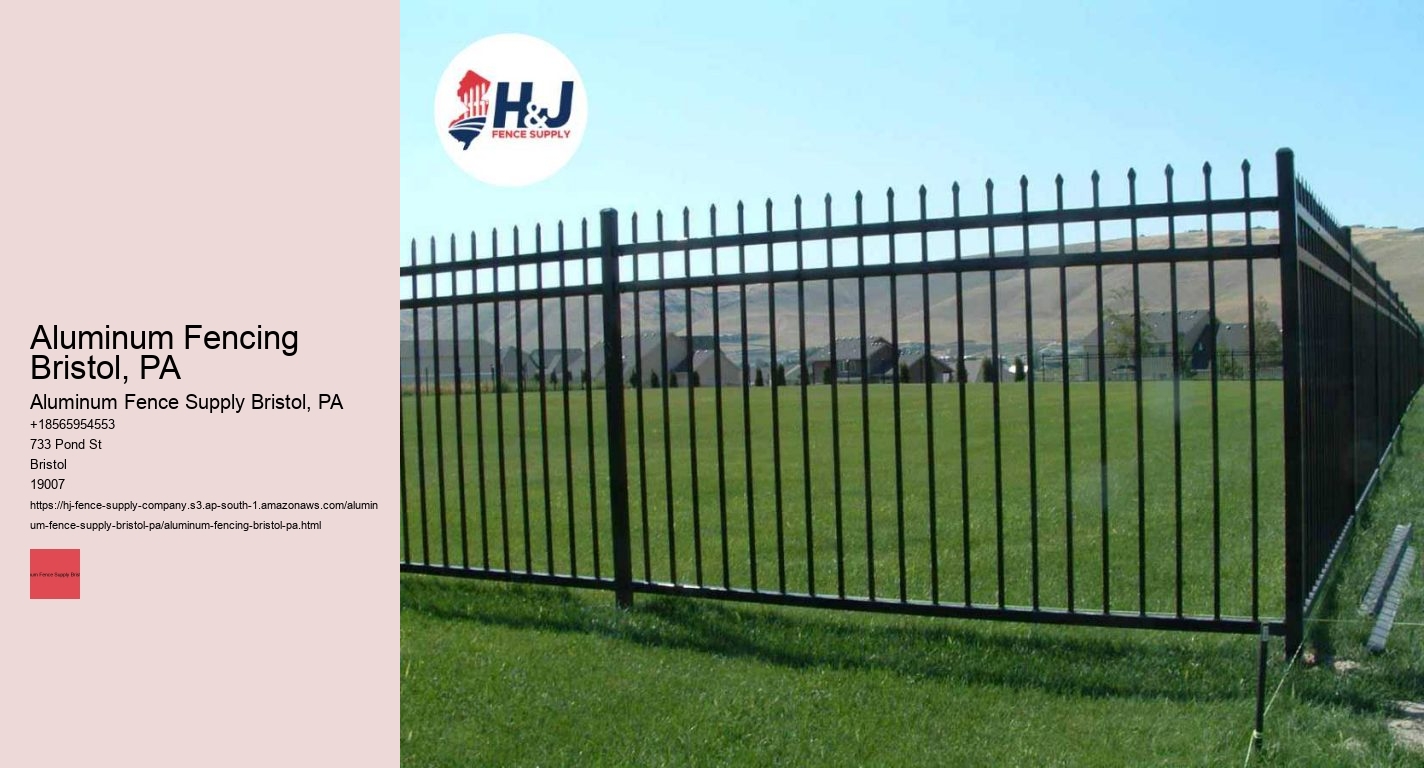 Aluminum Fencing Bristol, PA