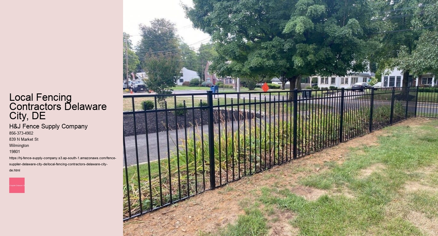 Local Fencing Contractors Delaware City, DE